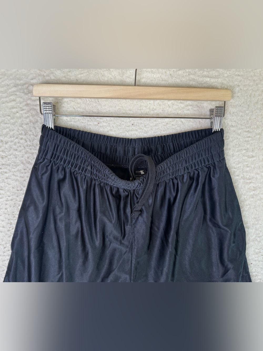 Under Armour Basketball Shorts Shiny Dazzle Pockets Black Men's Size Medium - Picture 4 of 13